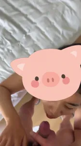 酒店露出，口交射嘴里，取外卖