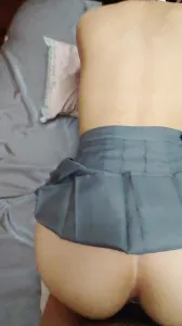 [原创] 带手势认证 jk白丝被我当成鸡巴套子操