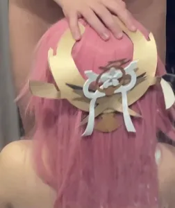 八重神子cos对镜口交母狗越来越会了