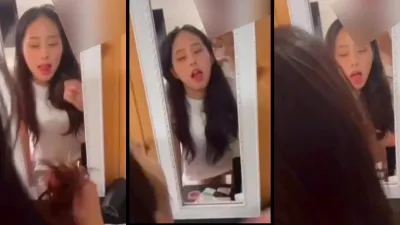 [原创] 对镜操看她的表情就知道有多浪了，鲍鱼很嫩水多的不像话，来个会操的